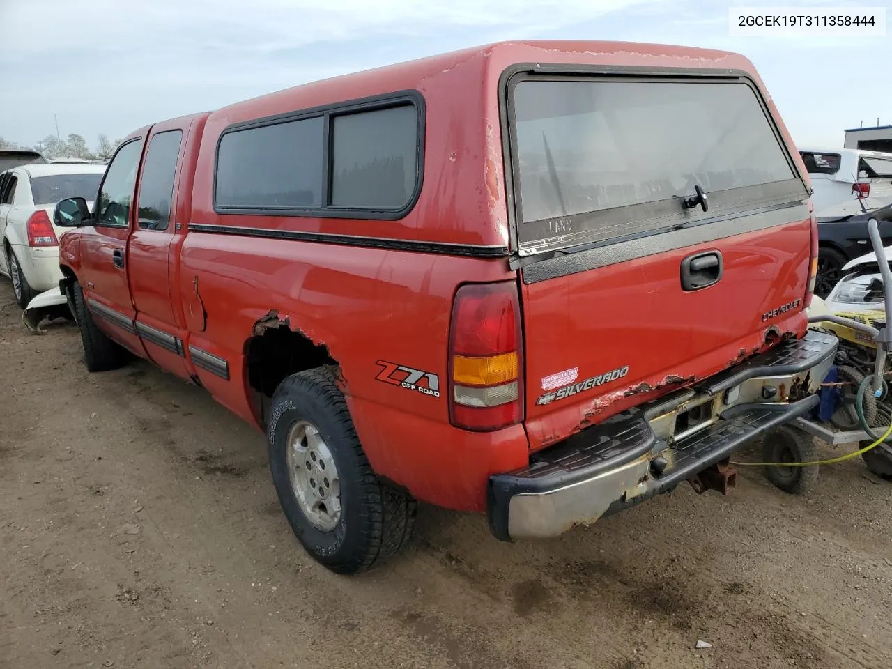 2001 Chevrolet Silverado K1500 VIN: 2GCEK19T311358444 Lot: 75207514