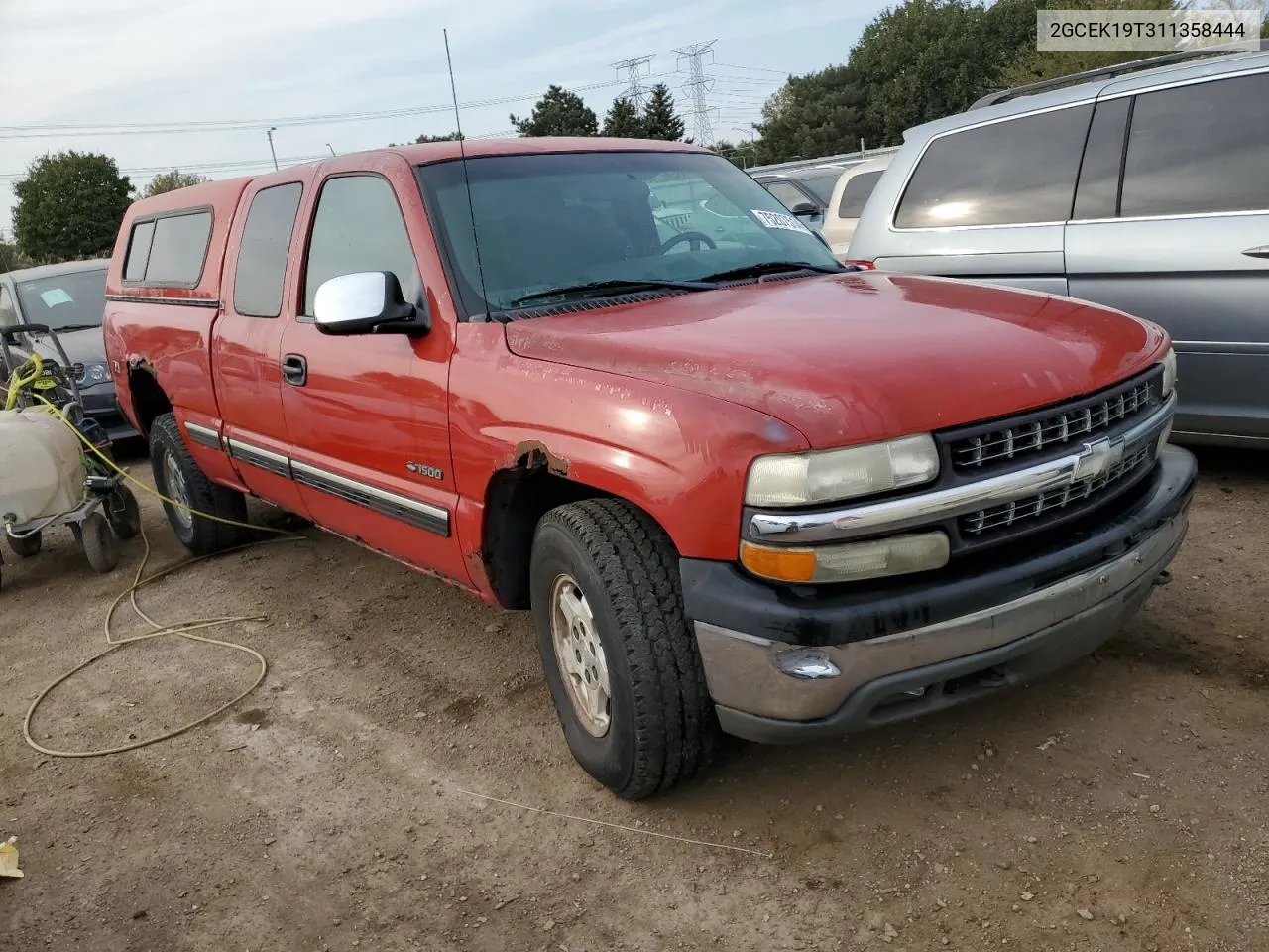 2001 Chevrolet Silverado K1500 VIN: 2GCEK19T311358444 Lot: 75207514