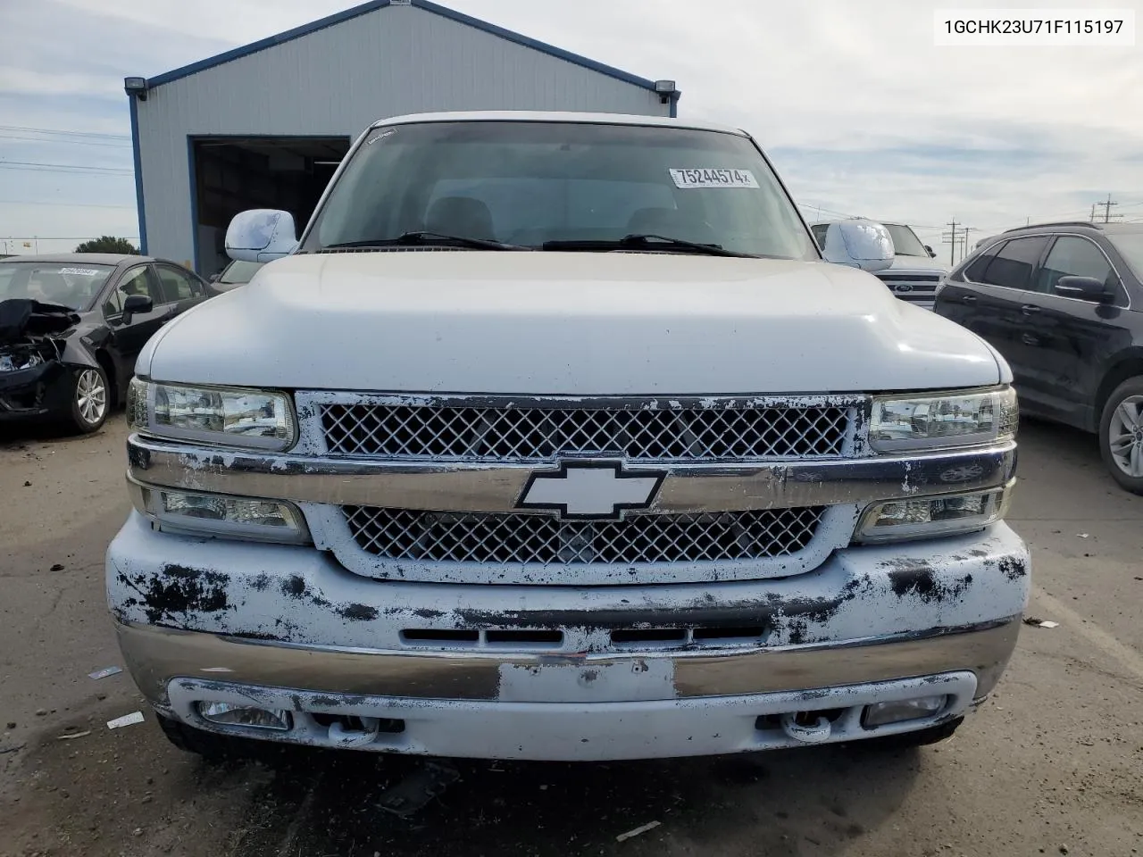 2001 Chevrolet Silverado K2500 Heavy Duty VIN: 1GCHK23U71F115197 Lot: 75244574