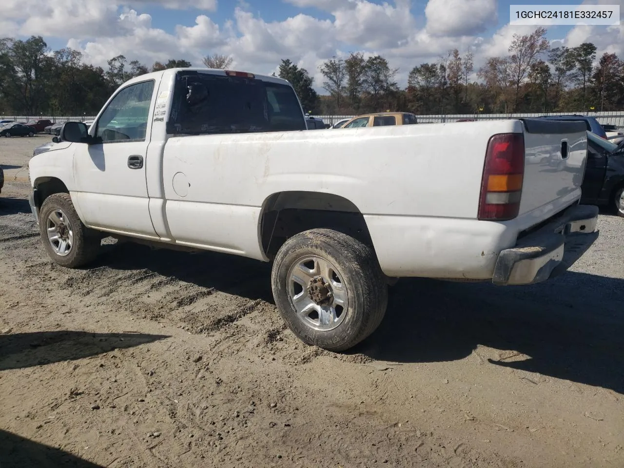 2001 Chevrolet Silverado C2500 Heavy Duty VIN: 1GCHC24181E332457 Lot: 75826974