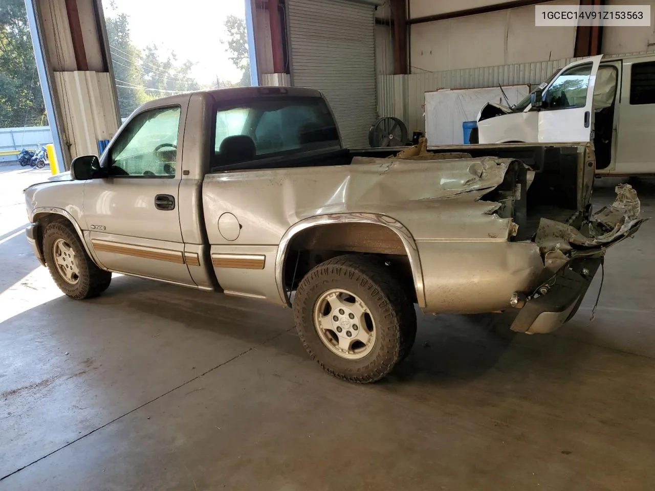 2001 Chevrolet Silverado C1500 VIN: 1GCEC14V91Z153563 Lot: 75854864