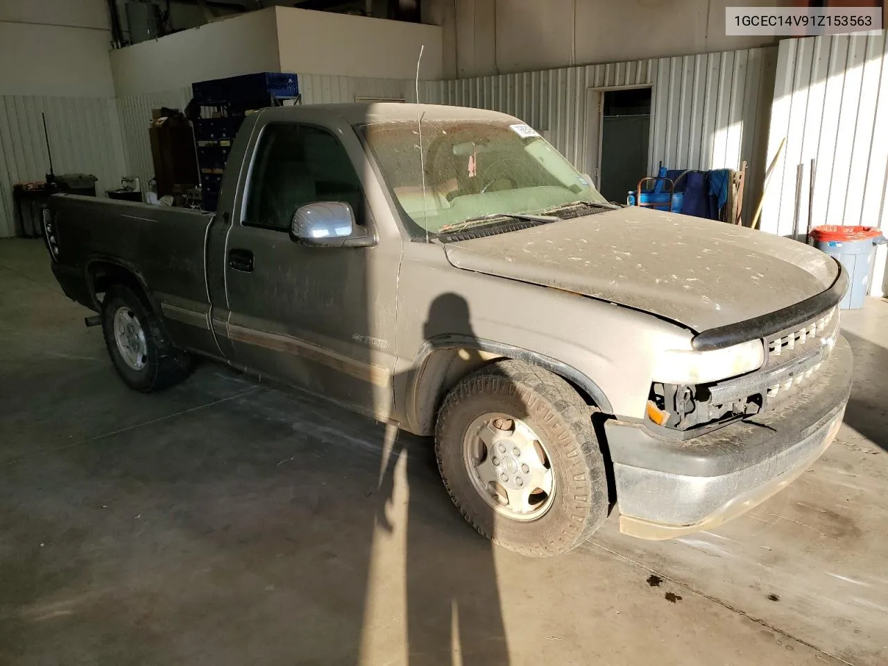 2001 Chevrolet Silverado C1500 VIN: 1GCEC14V91Z153563 Lot: 75854864