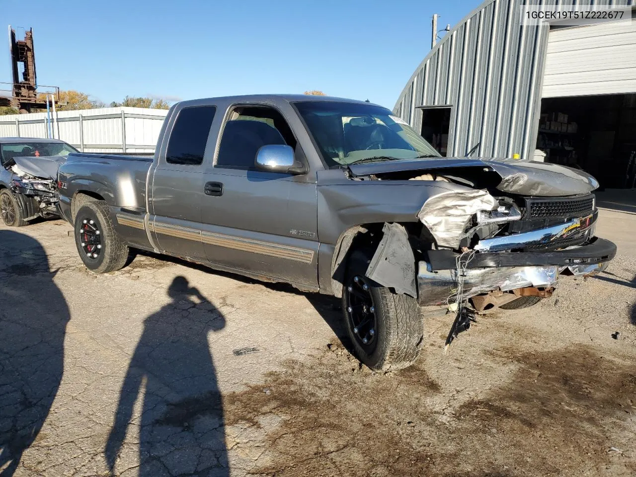 2001 Chevrolet Silverado K1500 VIN: 1GCEK19T51Z222677 Lot: 76775594