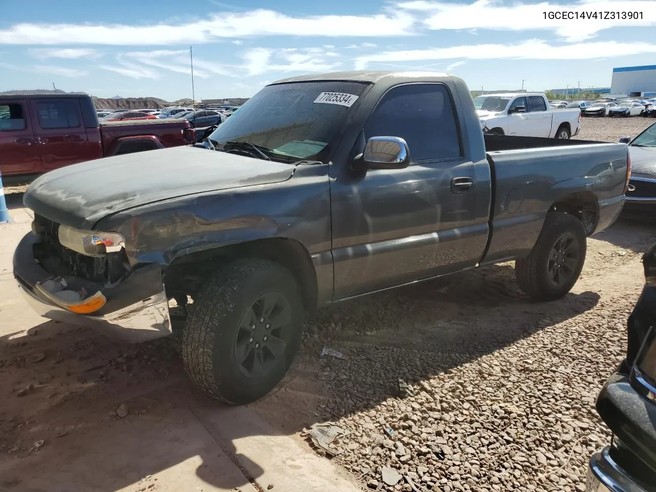 2001 Chevrolet Silverado C1500 VIN: 1GCEC14V41Z313901 Lot: 77025334