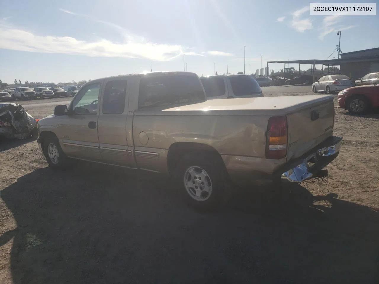 2001 Chevrolet Silverado C1500 VIN: 2GCEC19VX11172107 Lot: 77224304