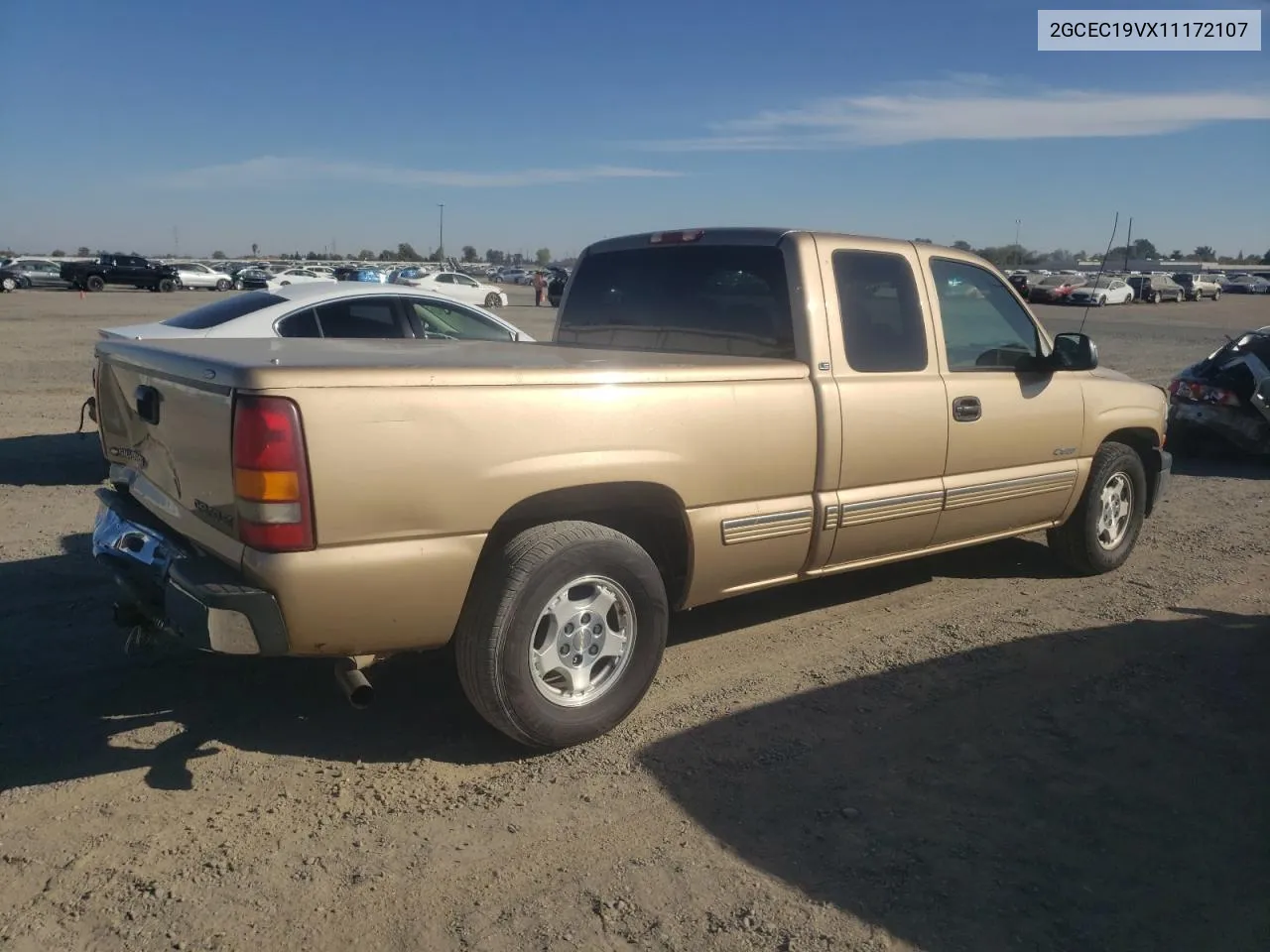 2001 Chevrolet Silverado C1500 VIN: 2GCEC19VX11172107 Lot: 77224304