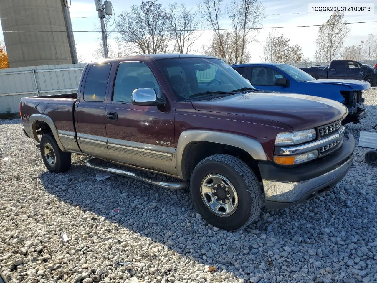 2001 Chevrolet Silverado K2500 VIN: 1GCGK29U31Z109818 Lot: 77433584