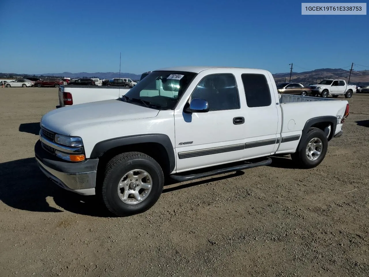 2001 Chevrolet Silverado K1500 VIN: 1GCEK19T61E338753 Lot: 77621904