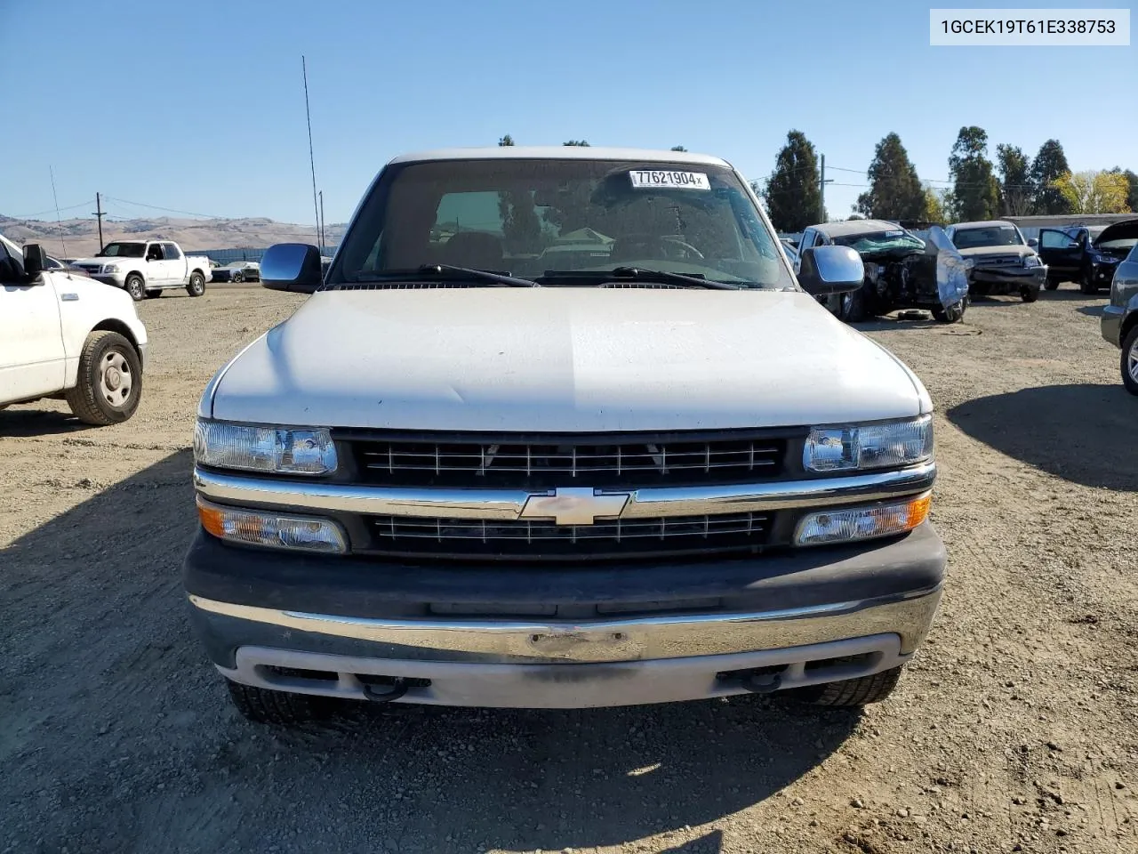 2001 Chevrolet Silverado K1500 VIN: 1GCEK19T61E338753 Lot: 77621904