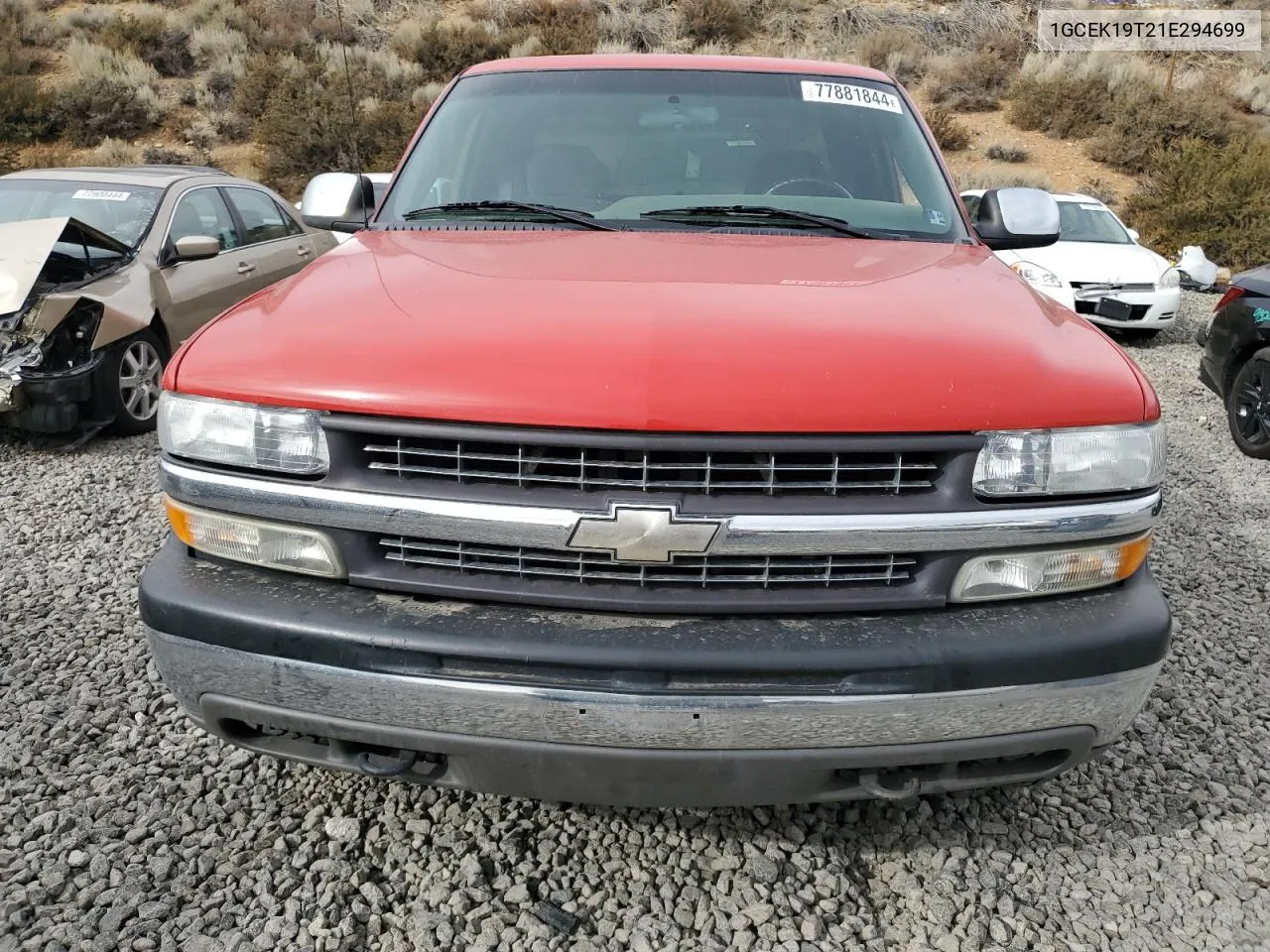 2001 Chevrolet Silverado K1500 VIN: 1GCEK19T21E294699 Lot: 77881844