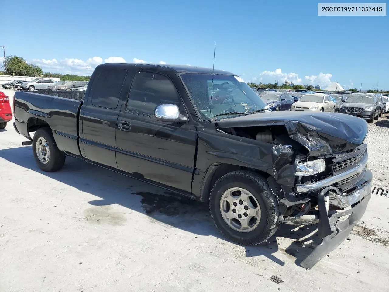 2001 Chevrolet Silverado C1500 VIN: 2GCEC19V211357445 Lot: 77959714