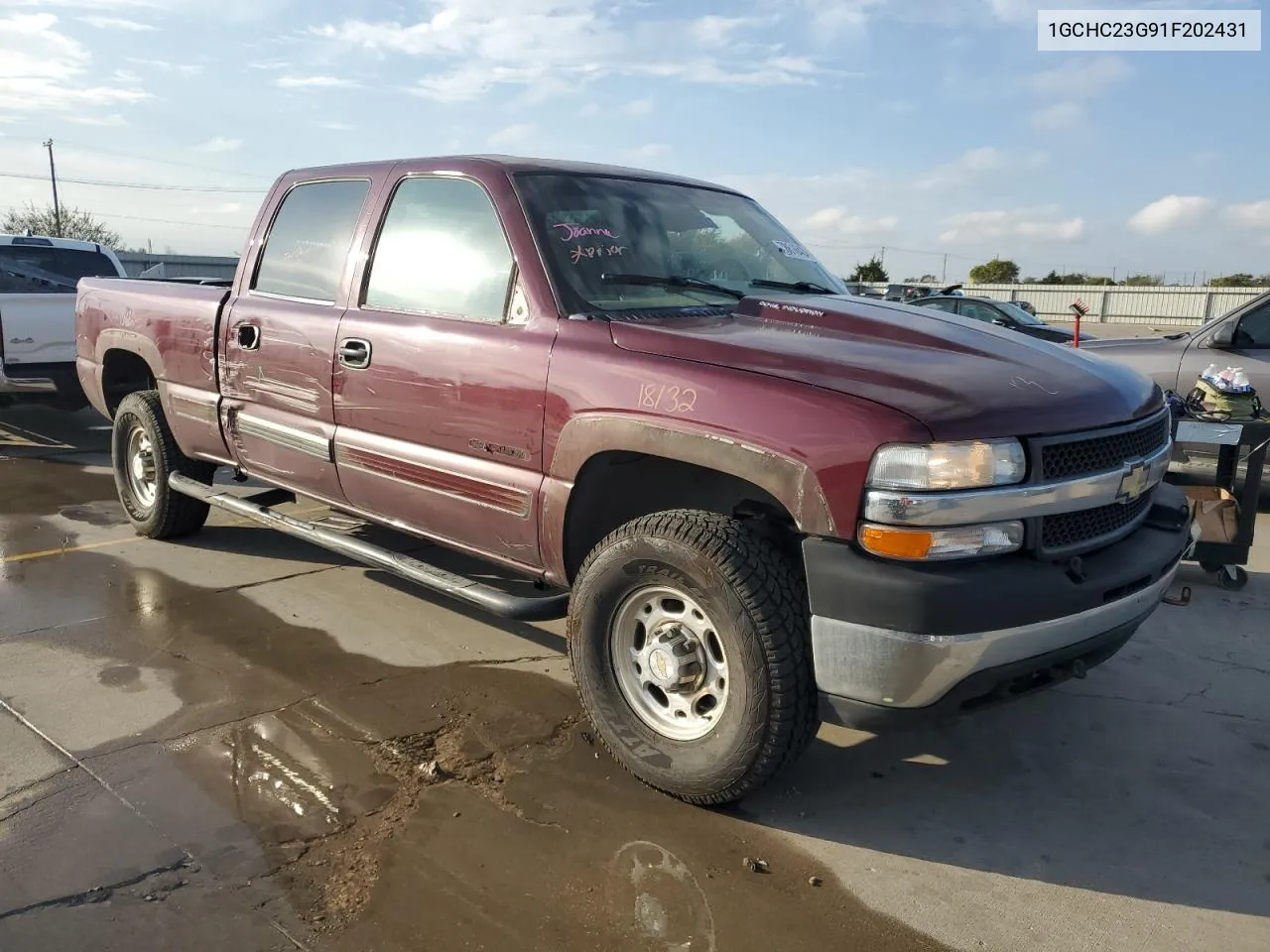 2001 Chevrolet Silverado C2500 Heavy Duty VIN: 1GCHC23G91F202431 Lot: 78616434