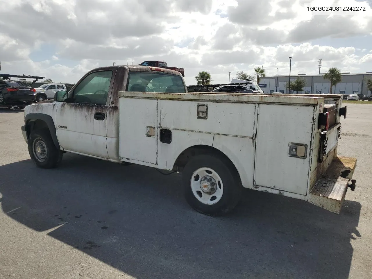 2001 Chevrolet Silverado C2500 VIN: 1GCGC24U81Z242272 Lot: 78666254