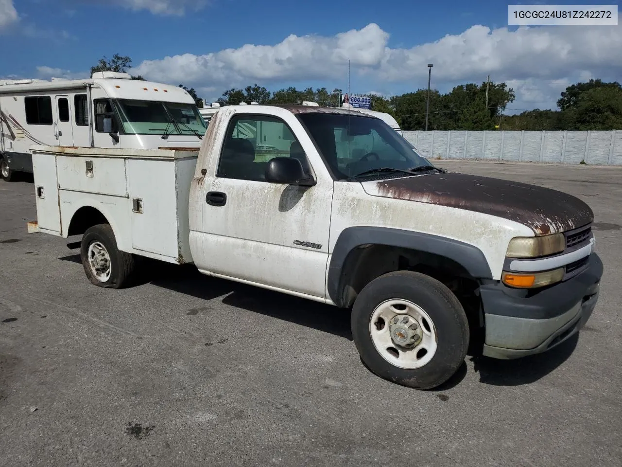 2001 Chevrolet Silverado C2500 VIN: 1GCGC24U81Z242272 Lot: 78666254