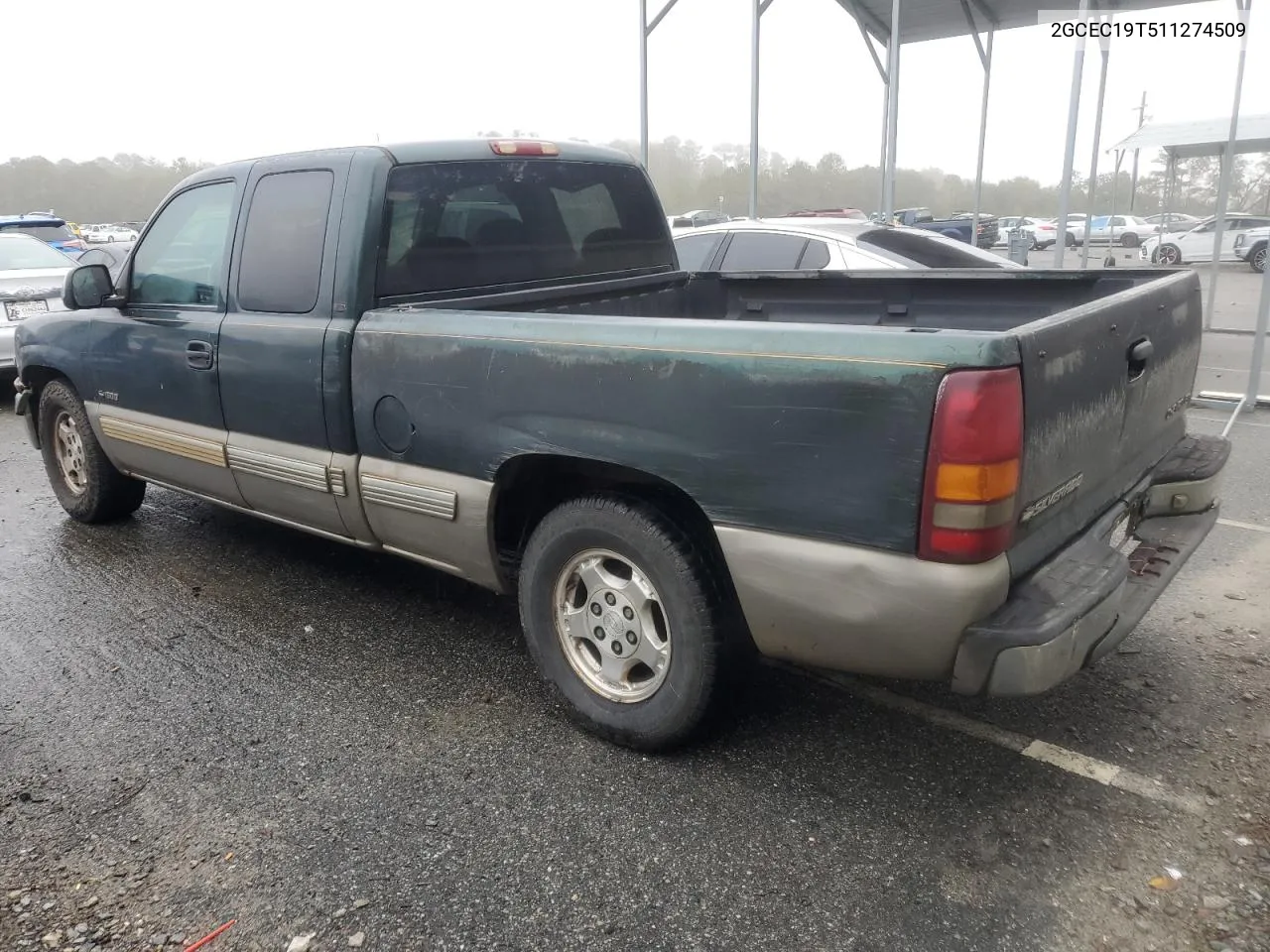 2001 Chevrolet Silverado C1500 VIN: 2GCEC19T511274509 Lot: 78891194