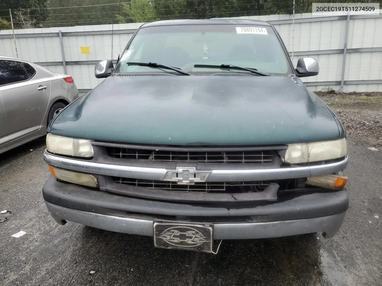 2001 Chevrolet Silverado C1500 VIN: 2GCEC19T511274509 Lot: 78891194