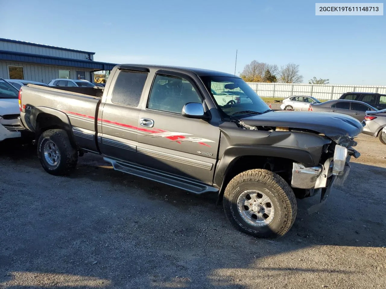 2001 Chevrolet Silverado K1500 VIN: 2GCEK19T611148713 Lot: 79060494