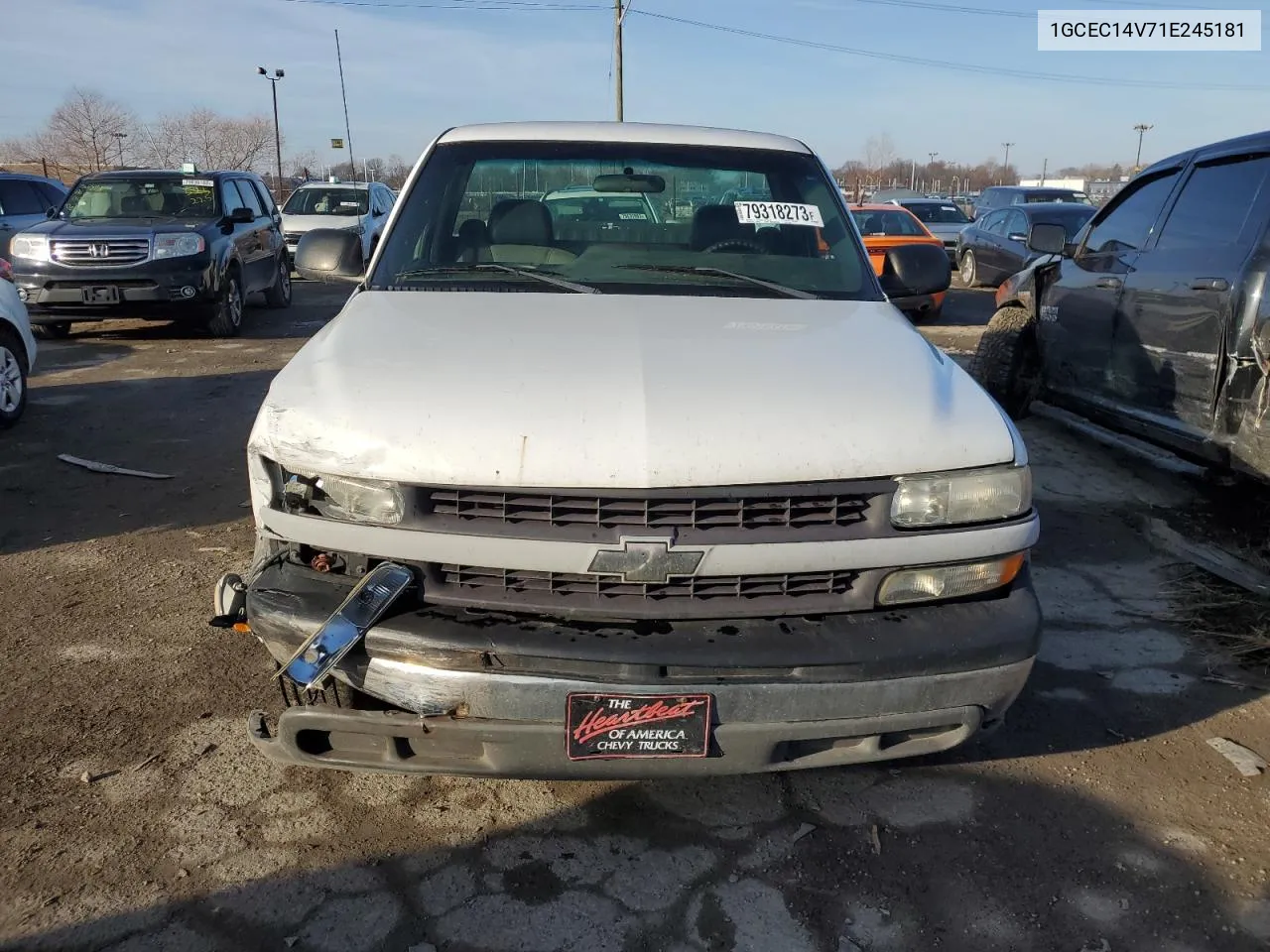 2001 Chevrolet Silverado C1500 VIN: 1GCEC14V71E245181 Lot: 79318273