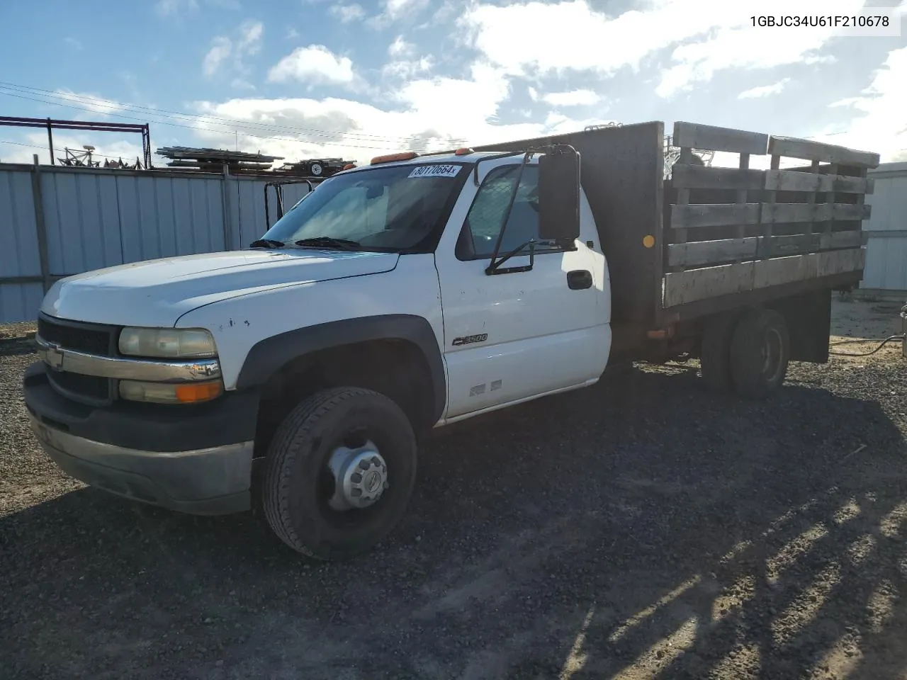 2001 Chevrolet Silverado C3500 VIN: 1GBJC34U61F210678 Lot: 80170664