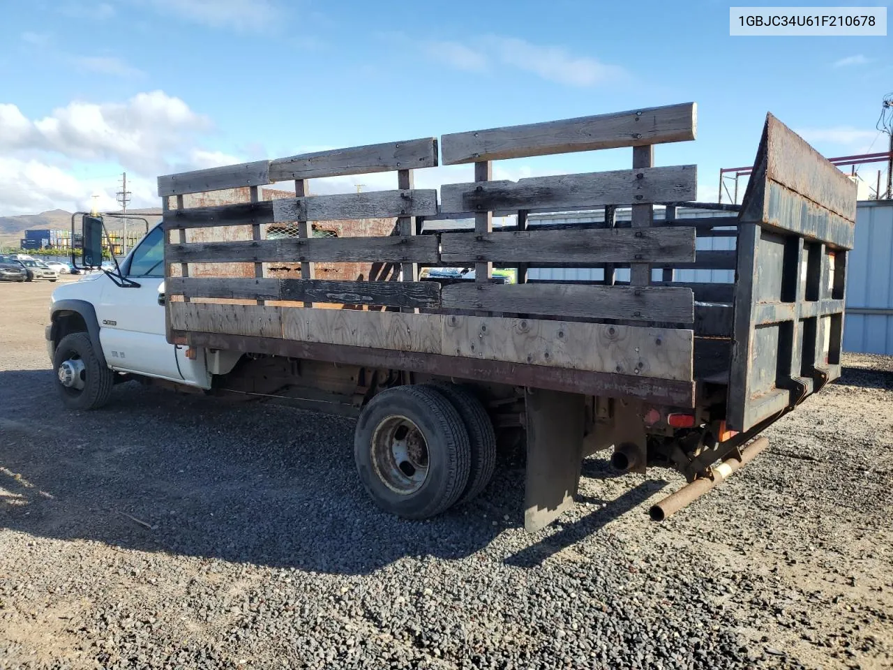 2001 Chevrolet Silverado C3500 VIN: 1GBJC34U61F210678 Lot: 80170664