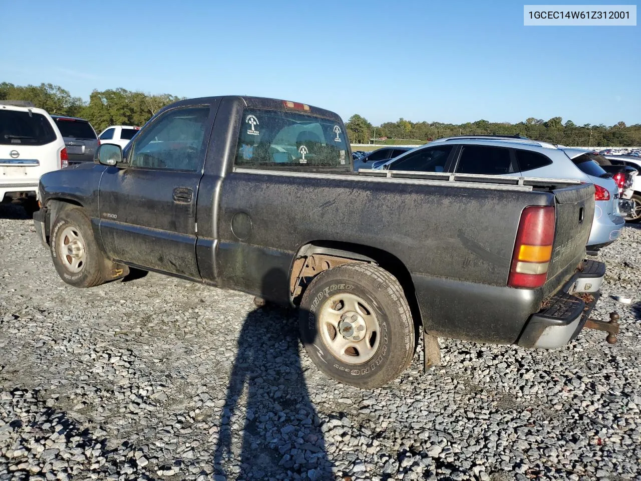 2001 Chevrolet Silverado C1500 VIN: 1GCEC14W61Z312001 Lot: 80388404