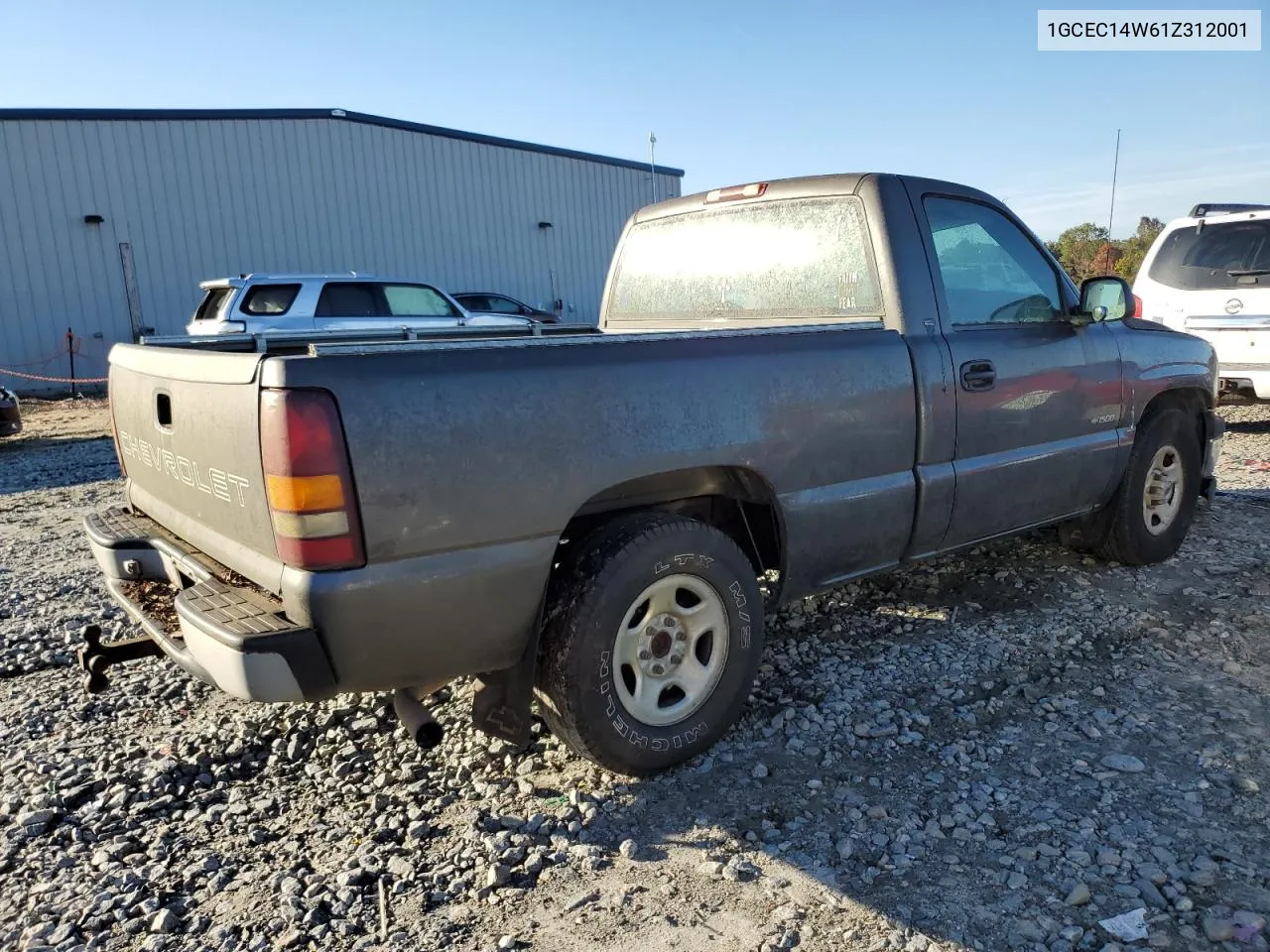 2001 Chevrolet Silverado C1500 VIN: 1GCEC14W61Z312001 Lot: 80388404