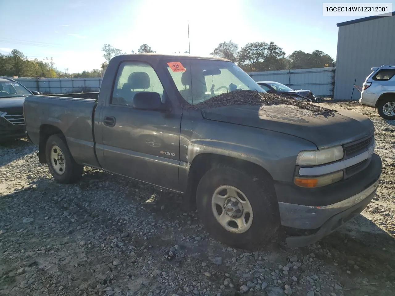 2001 Chevrolet Silverado C1500 VIN: 1GCEC14W61Z312001 Lot: 80388404