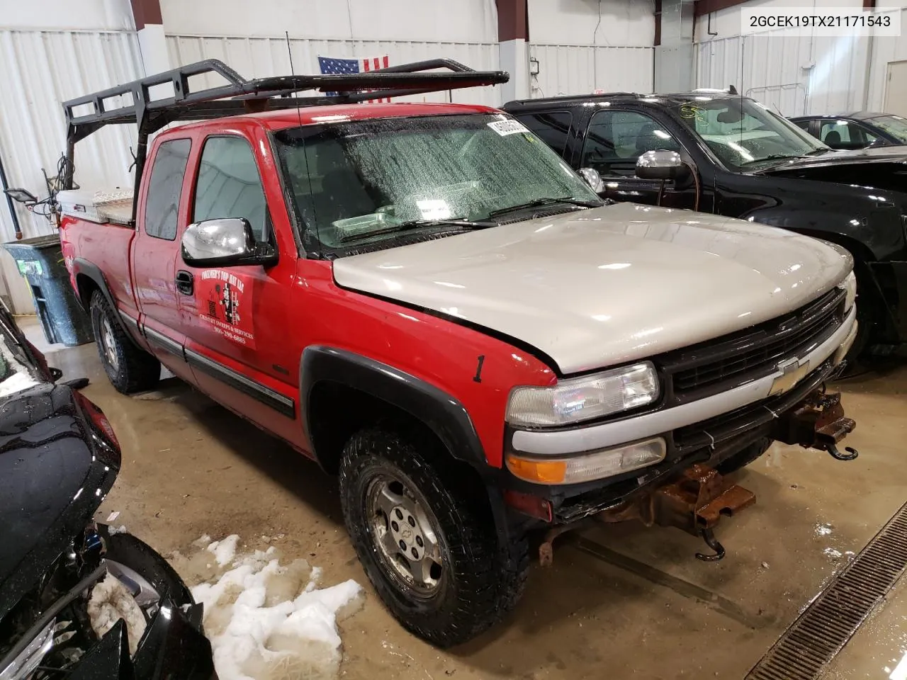 2002 Chevrolet Silverado K1500 VIN: 2GCEK19TX21171543 Lot: 54364404