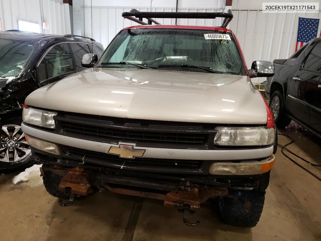 2002 Chevrolet Silverado K1500 VIN: 2GCEK19TX21171543 Lot: 54364404