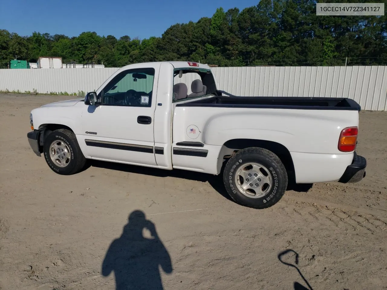 2002 Chevrolet Silverado C1500 VIN: 1GCEC14V72Z341127 Lot: 56264674