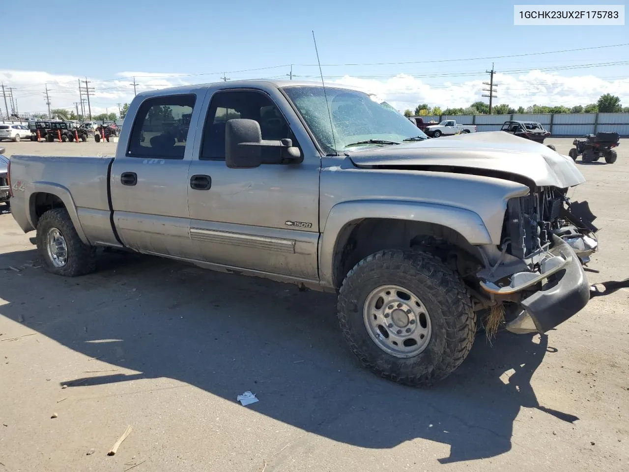 2002 Chevrolet Silverado K2500 Heavy Duty VIN: 1GCHK23UX2F175783 Lot: 59860294