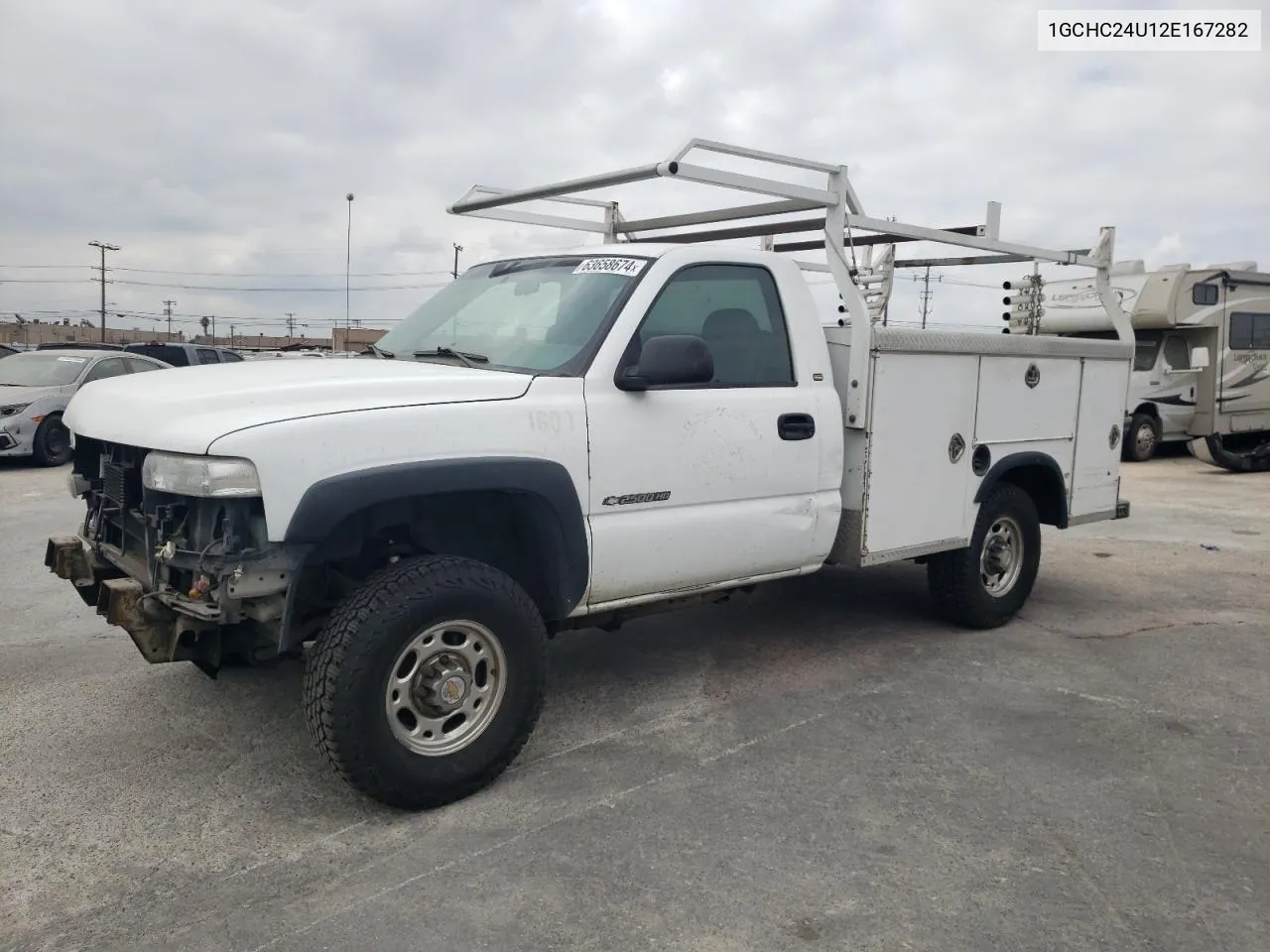 2002 Chevrolet Silverado C2500 Heavy Duty VIN: 1GCHC24U12E167282 Lot: 63658674