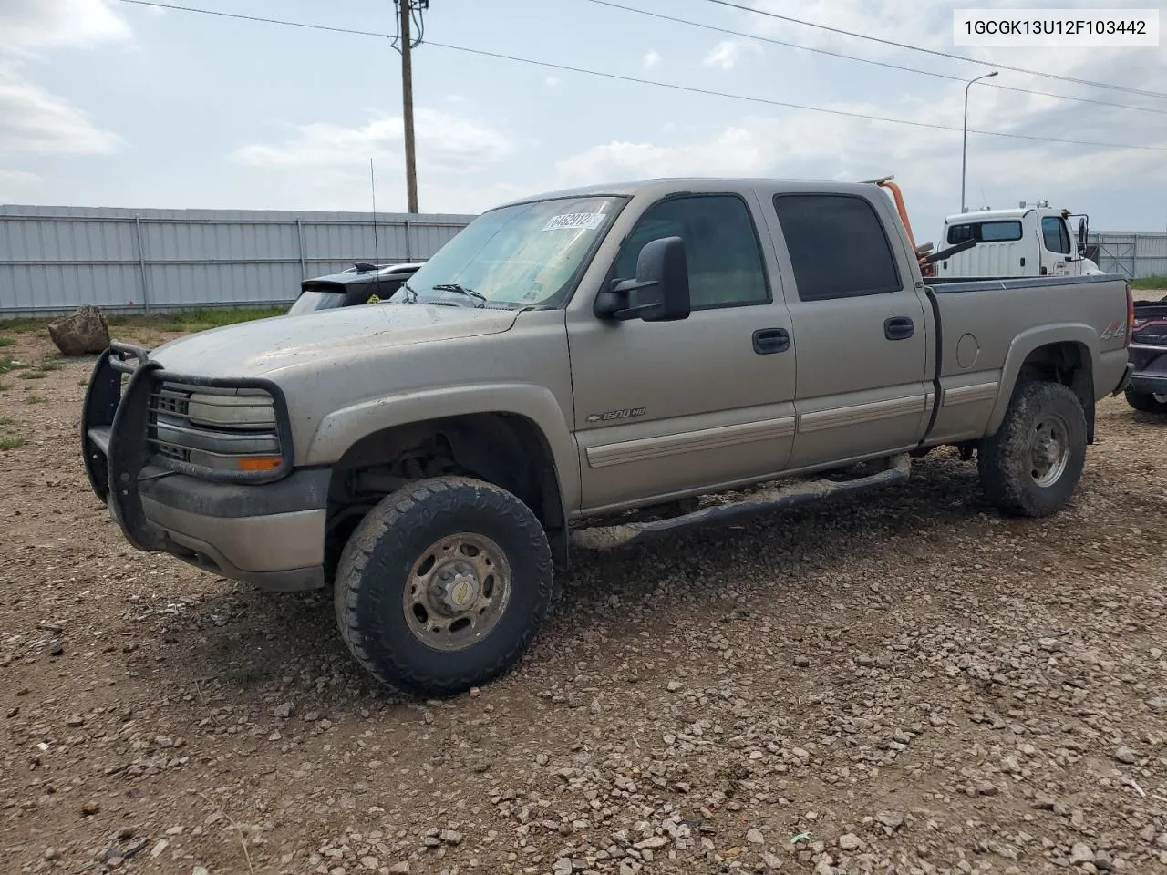 2002 Chevrolet Silverado K1500 Heavy Duty VIN: 1GCGK13U12F103442 Lot: 64629124