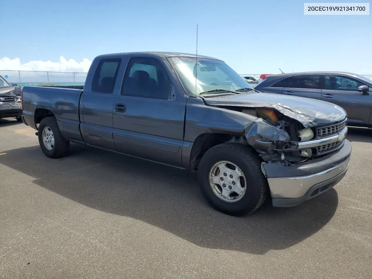 2002 Chevrolet Silverado C1500 VIN: 2GCEC19V921341700 Lot: 64667104