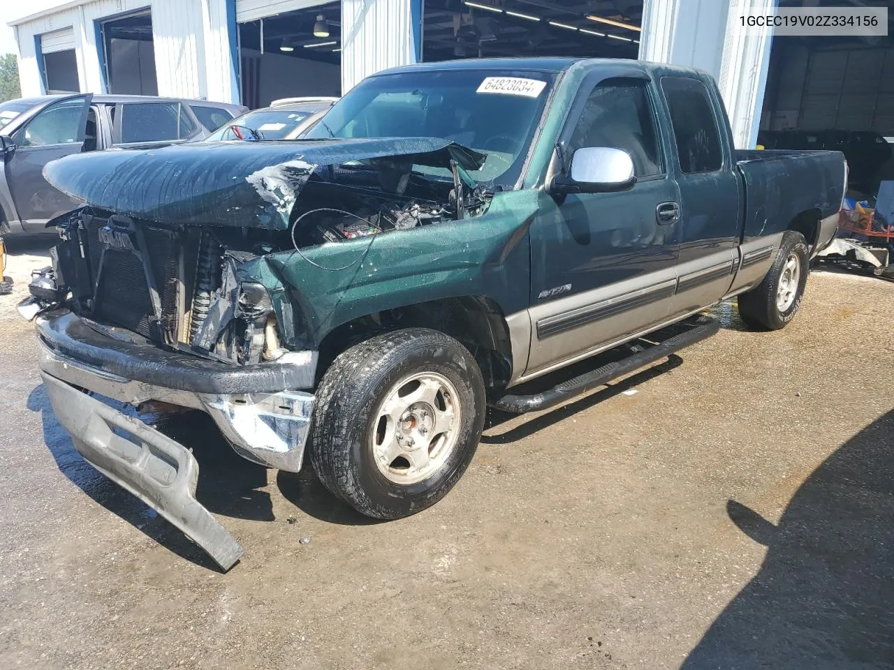 2002 Chevrolet Silverado C1500 VIN: 1GCEC19V02Z334156 Lot: 64823034