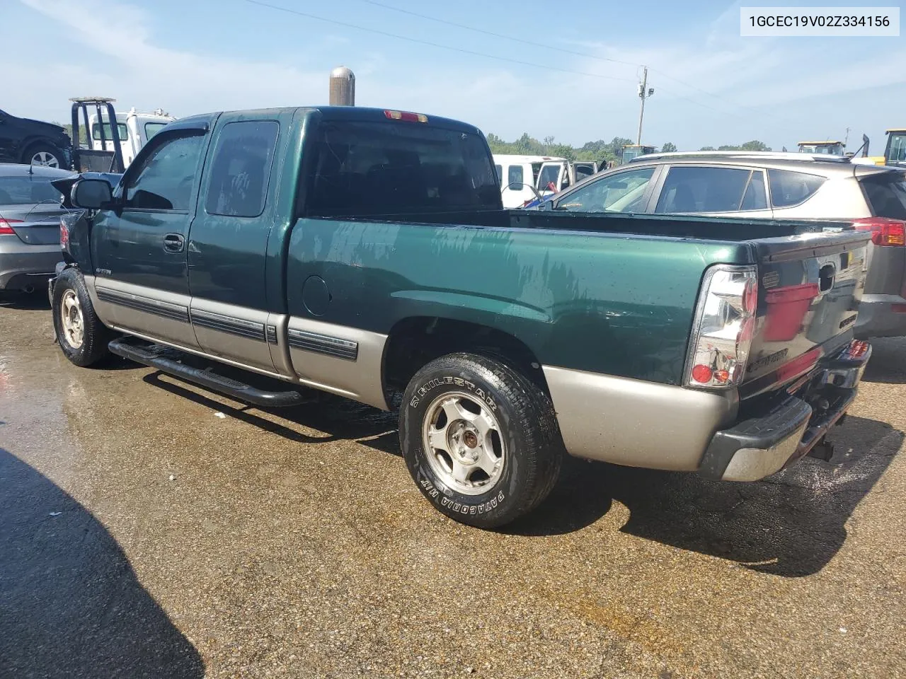 2002 Chevrolet Silverado C1500 VIN: 1GCEC19V02Z334156 Lot: 64823034