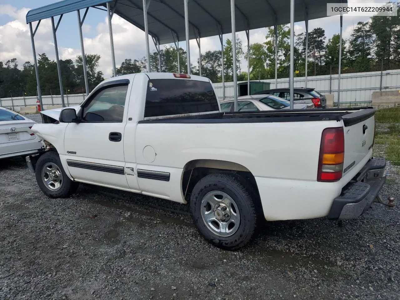 2002 Chevrolet Silverado C1500 VIN: 1GCEC14T62Z209944 Lot: 65437634