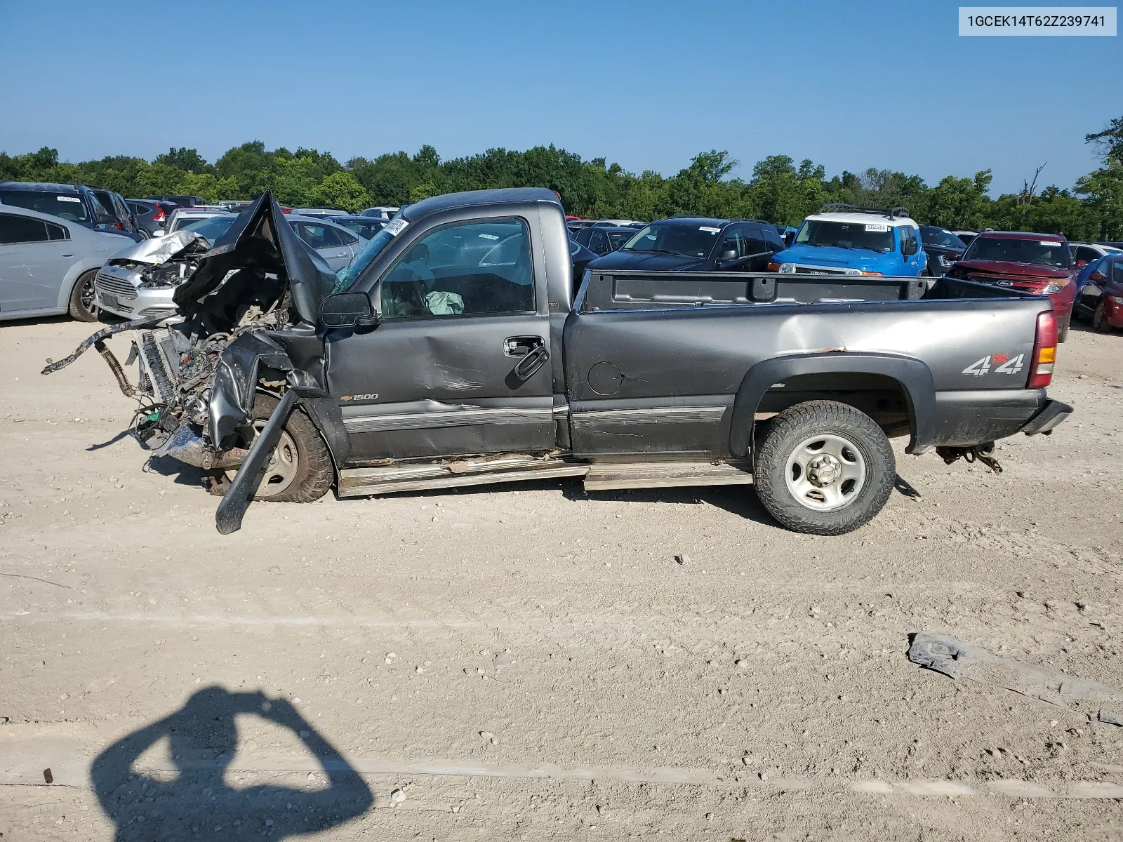 2002 Chevrolet Silverado K1500 VIN: 1GCEK14T62Z239741 Lot: 65588514