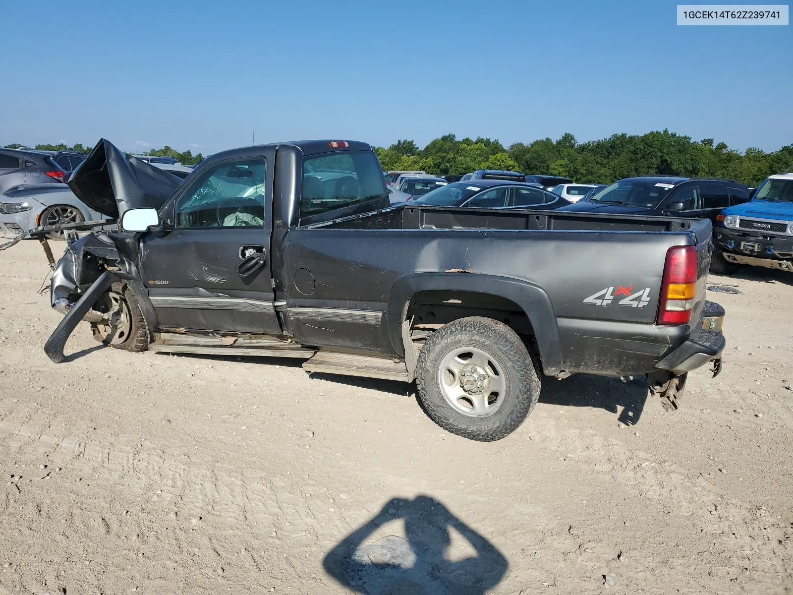 2002 Chevrolet Silverado K1500 VIN: 1GCEK14T62Z239741 Lot: 65588514