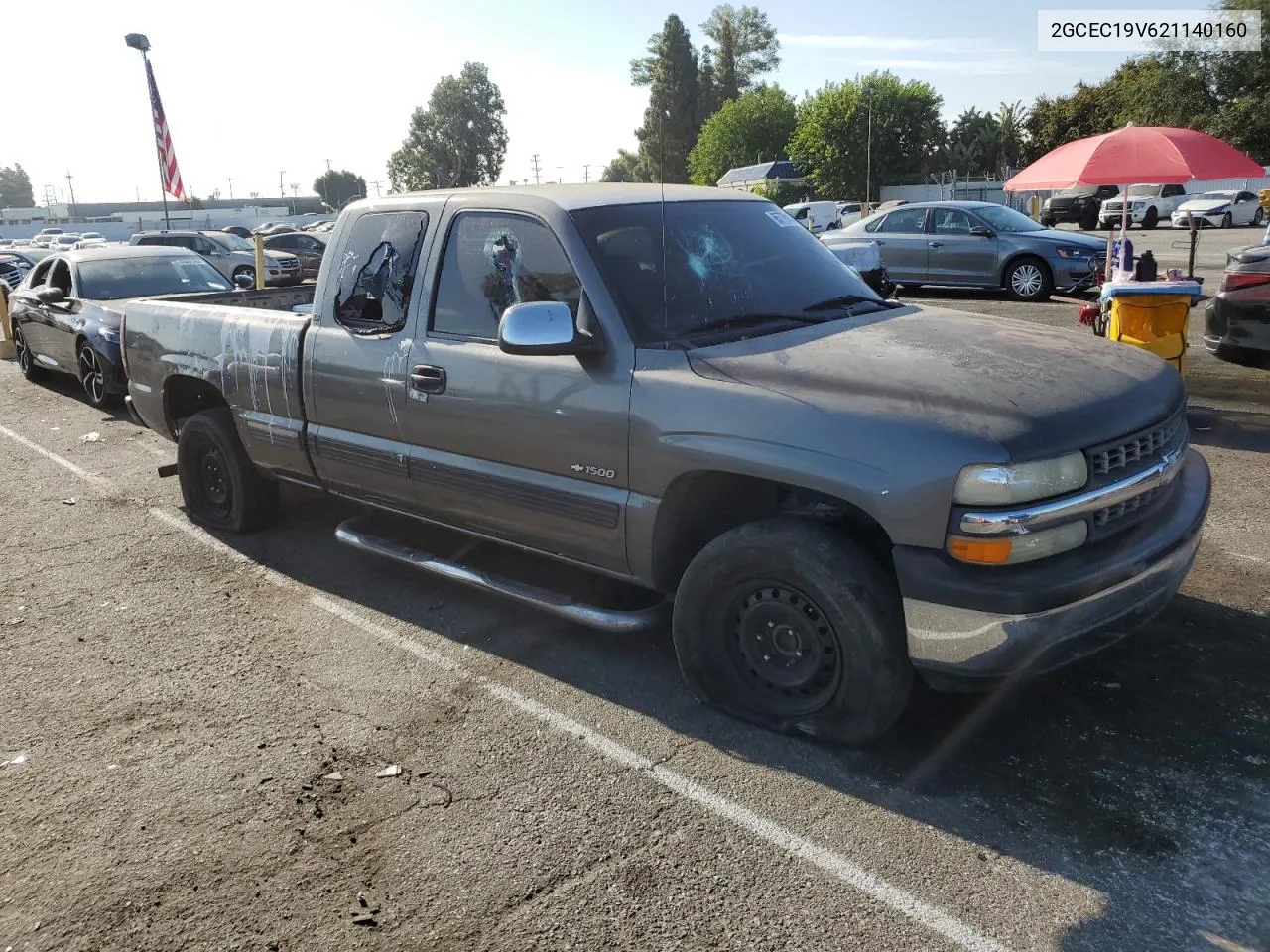 2002 Chevrolet Silverado C1500 VIN: 2GCEC19V621140160 Lot: 65778164