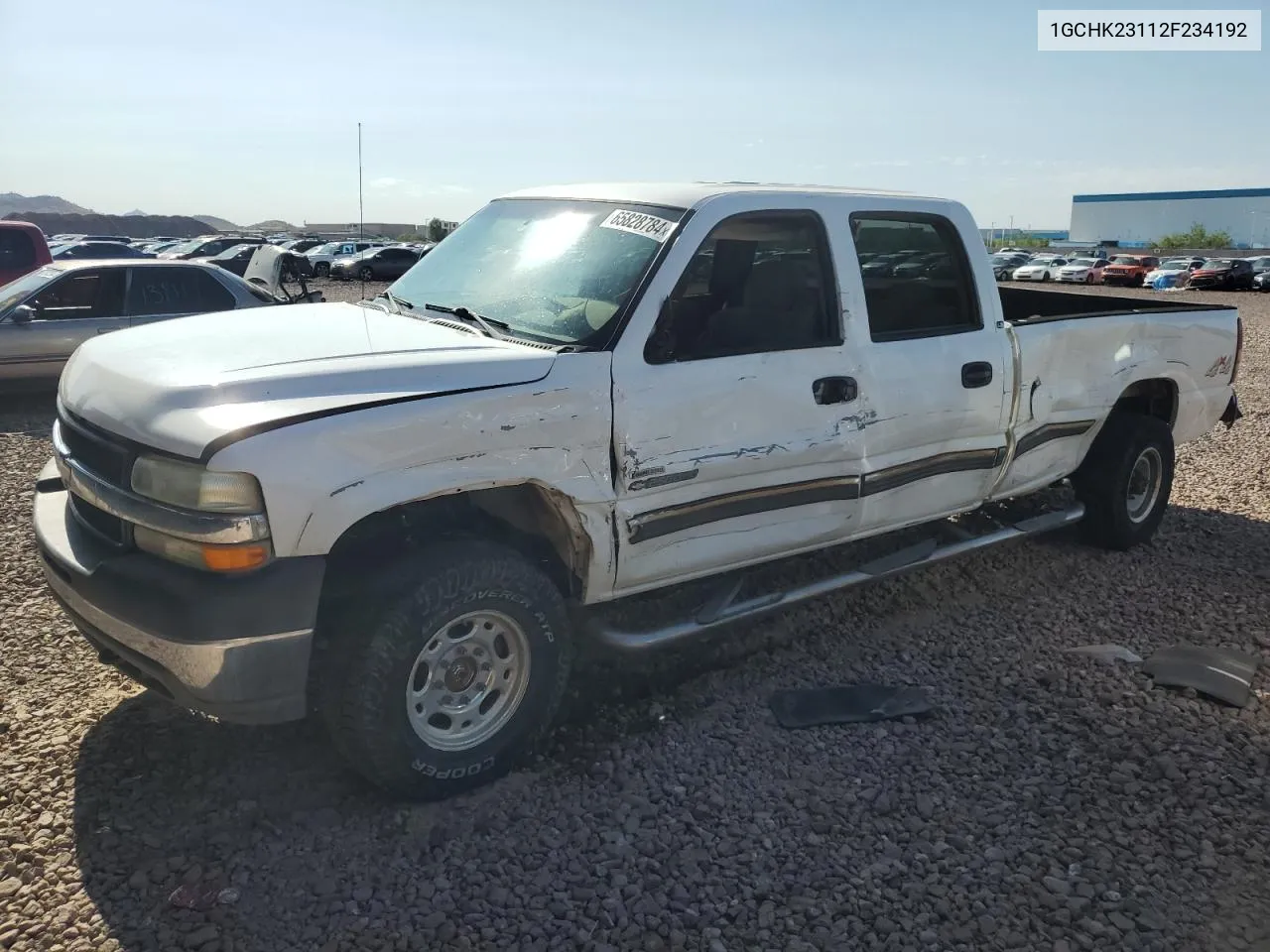 2002 Chevrolet Silverado K2500 Heavy Duty VIN: 1GCHK23112F234192 Lot: 65828784