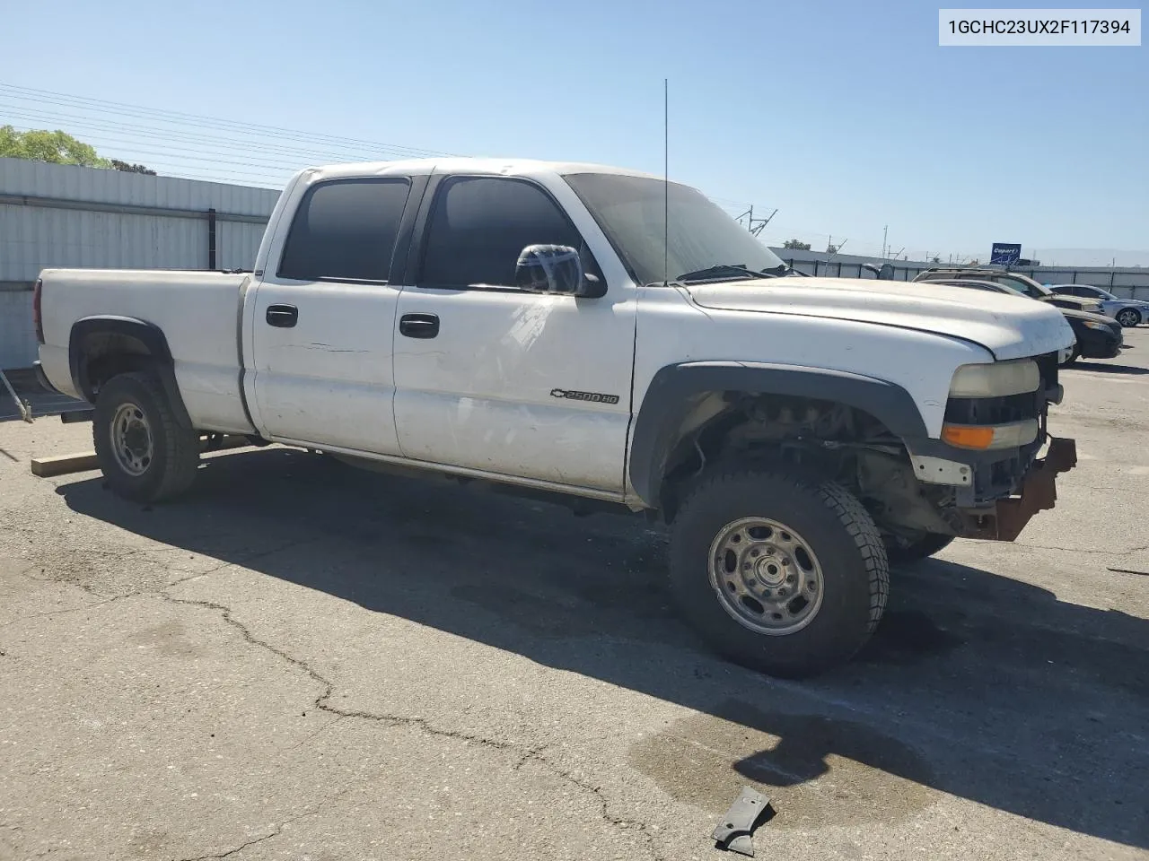 2002 Chevrolet Silverado C2500 Heavy Duty VIN: 1GCHC23UX2F117394 Lot: 66293734