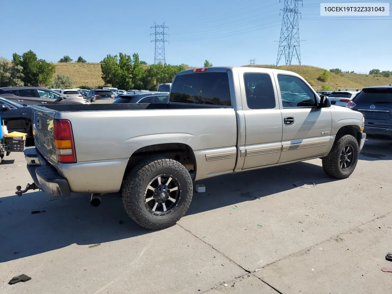 2002 Chevrolet Silverado K1500 VIN: 1GCEK19T32Z331043 Lot: 66569454