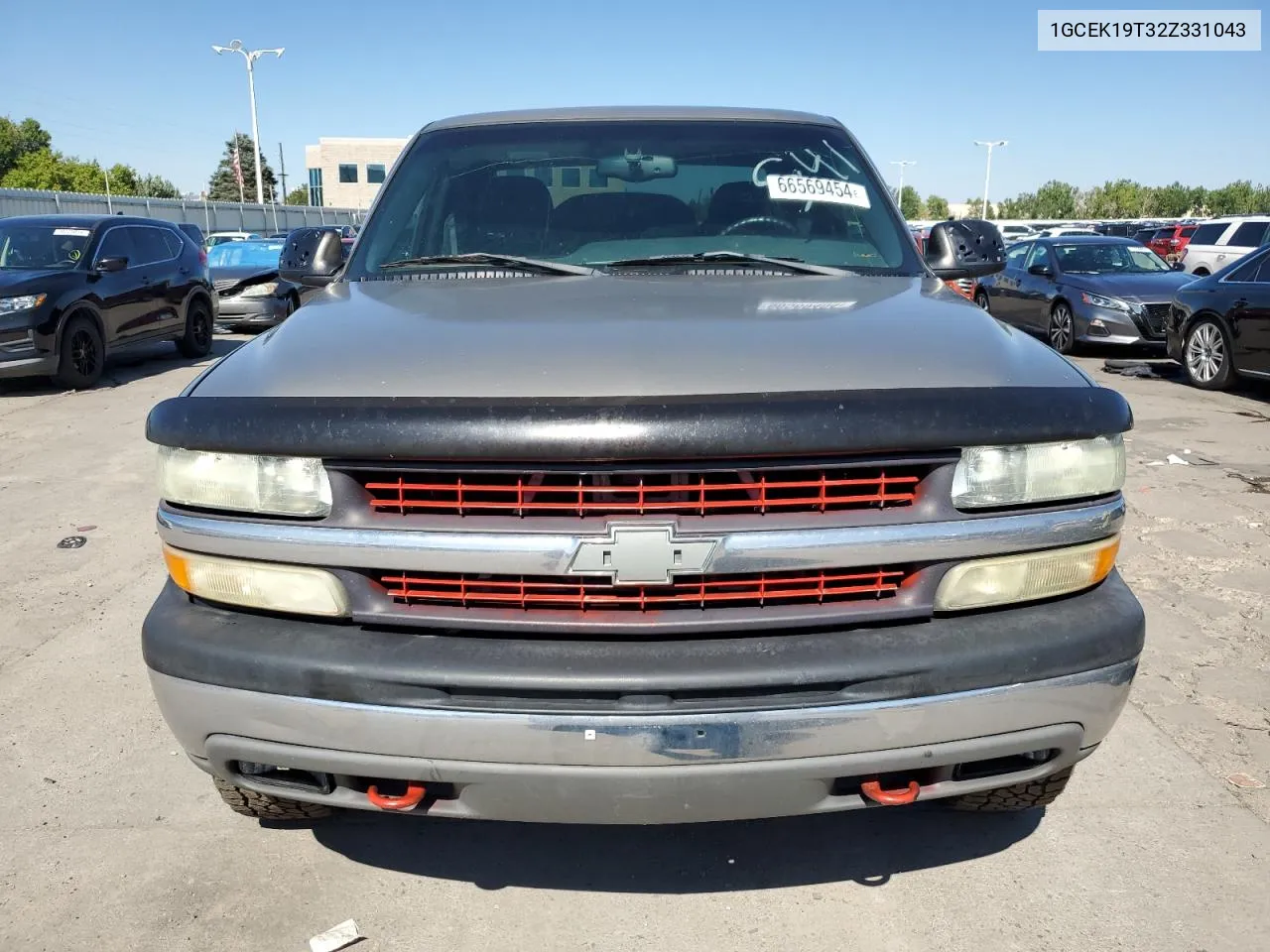 2002 Chevrolet Silverado K1500 VIN: 1GCEK19T32Z331043 Lot: 66569454