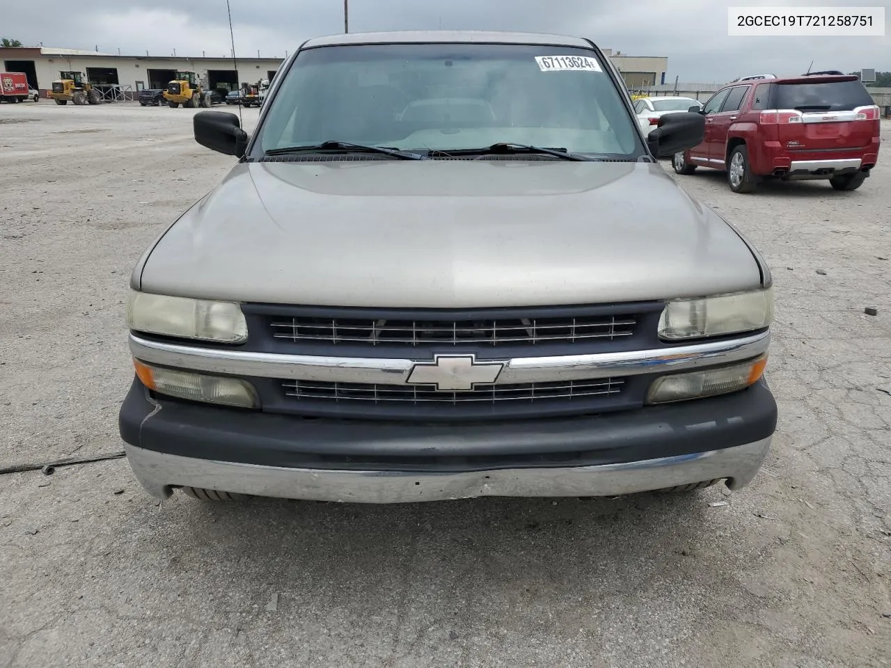 2002 Chevrolet Silverado C1500 VIN: 2GCEC19T721258751 Lot: 67113624