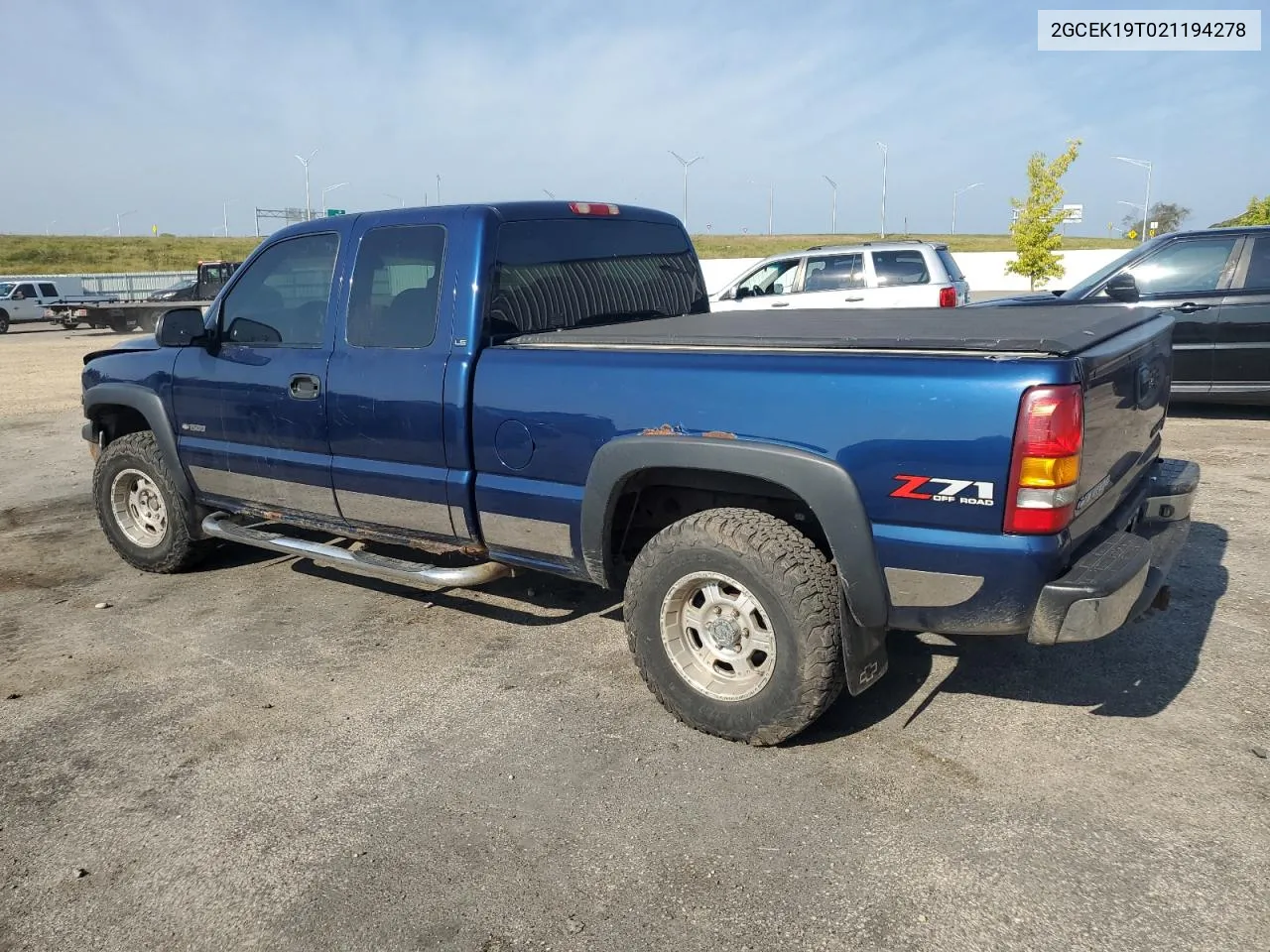 2002 Chevrolet Silverado K1500 VIN: 2GCEK19T021194278 Lot: 67289564