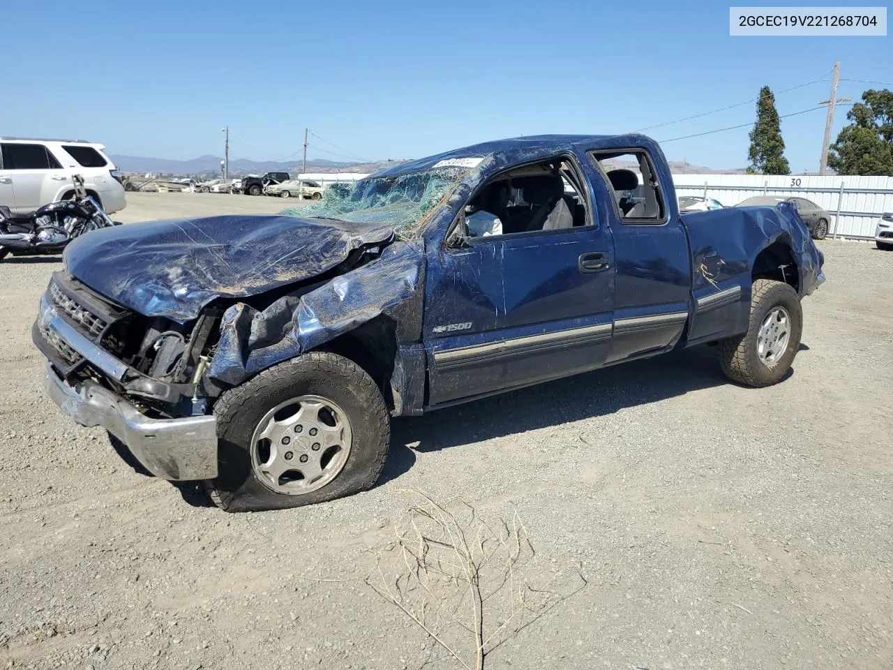 2002 Chevrolet Silverado C1500 VIN: 2GCEC19V221268704 Lot: 67320004