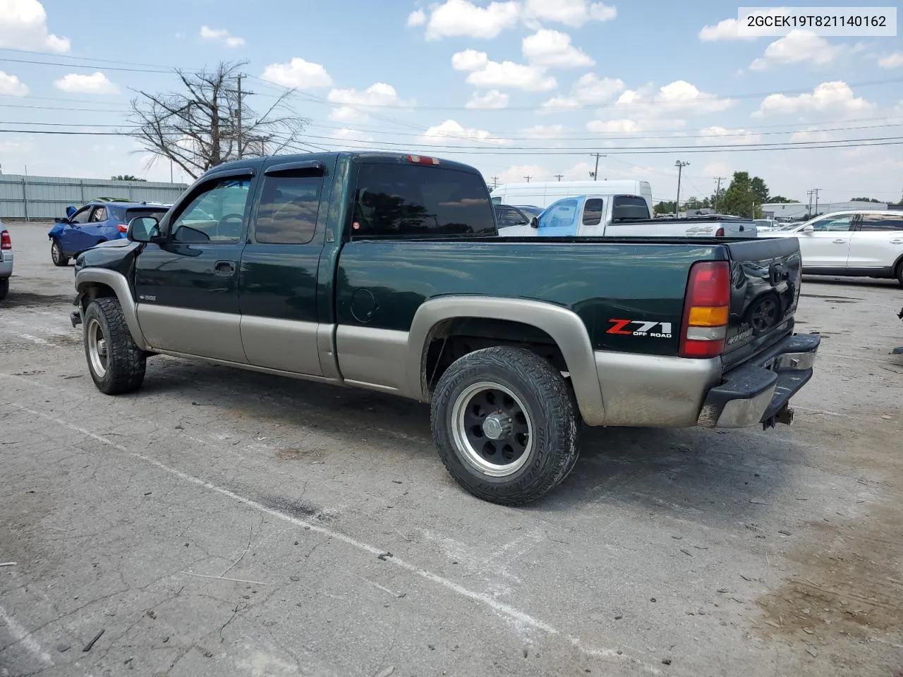 2002 Chevrolet Silverado K1500 VIN: 2GCEK19T821140162 Lot: 67681694