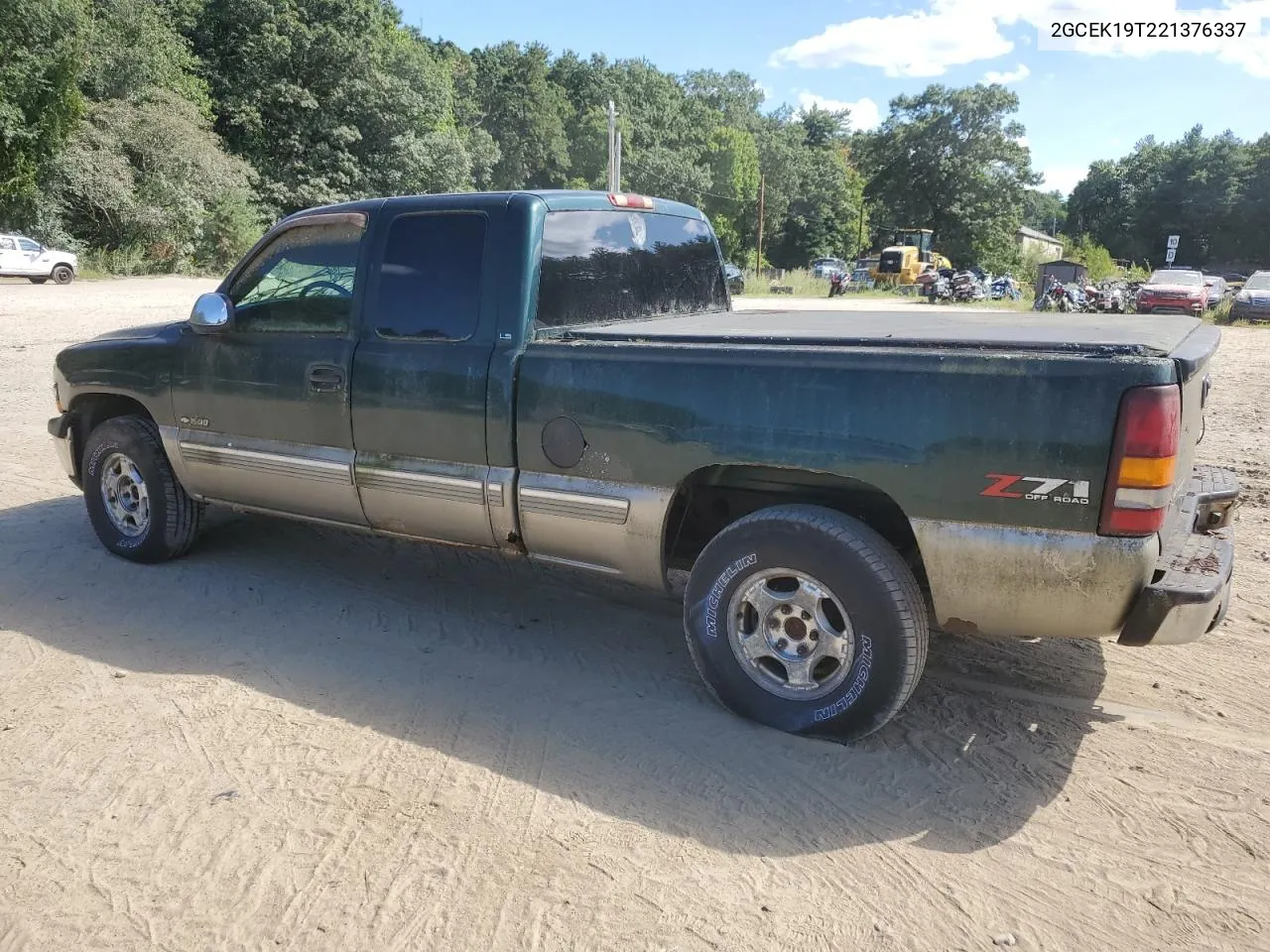 2002 Chevrolet Silverado K1500 VIN: 2GCEK19T221376337 Lot: 67705304