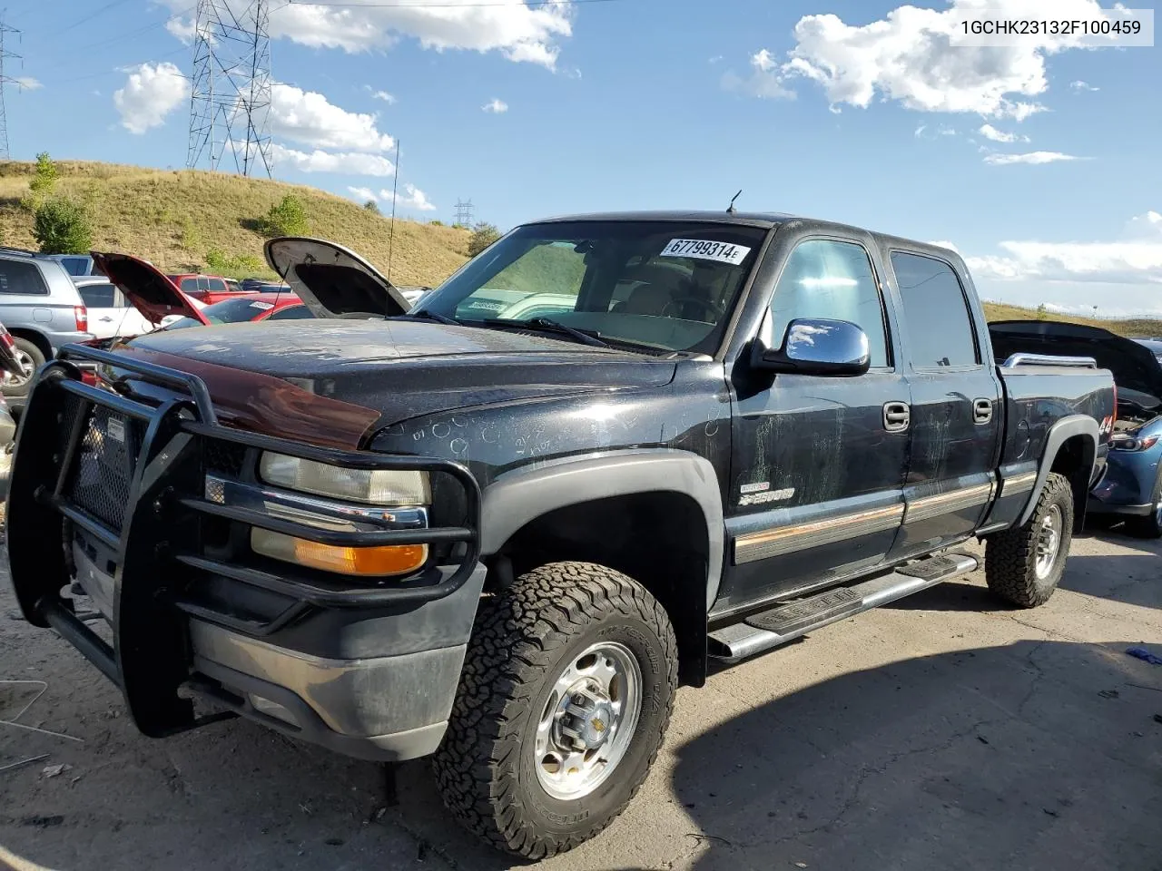 2002 Chevrolet Silverado K2500 Heavy Duty VIN: 1GCHK23132F100459 Lot: 67799314